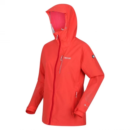 Highton Pro W'S Neon Peach - Дамско водоустойчиво яке мембрана