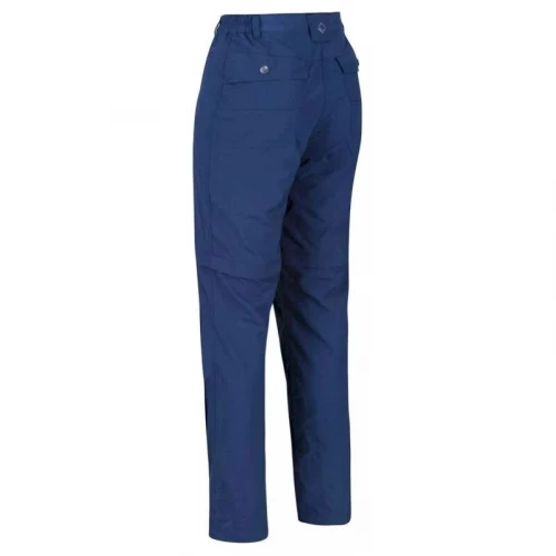 Regatta Chaska Zip Off Walking Trousers Dark Denim