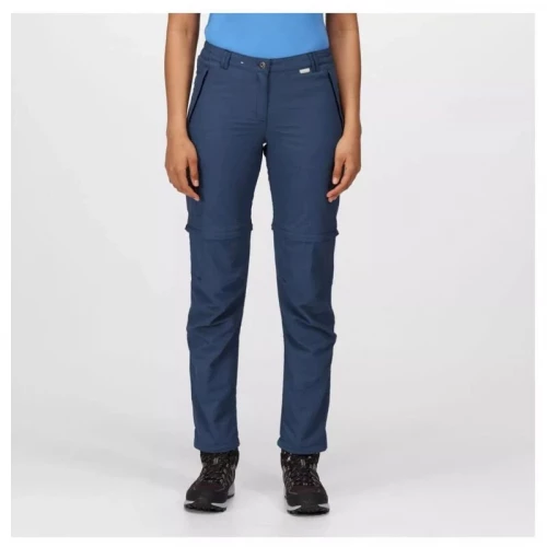 Regatta Chaska Zip Off Walking Trousers Dark Denim