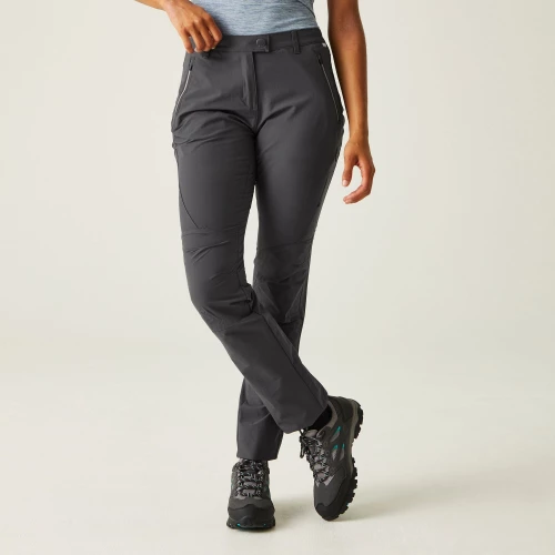 Regatta Highton Seal Grey - Дамски еластичен туристически панталон