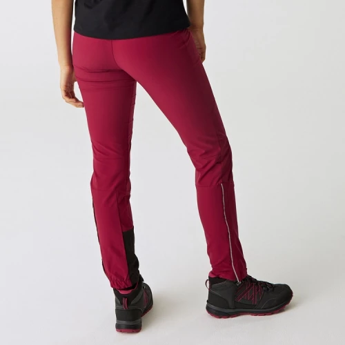 Regatta Mountain Winter Rumba Red - Дамски еластичен софтшел панталон