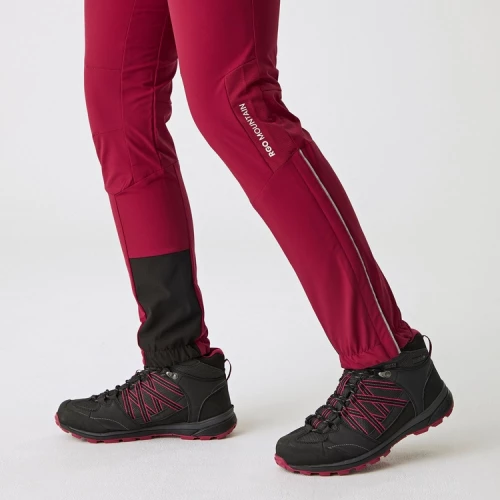 Regatta Mountain Winter Rumba Red - Дамски еластичен софтшел панталон