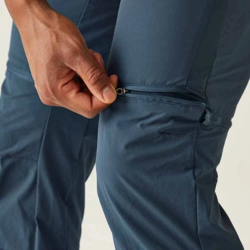 Regatta Mountain Zip Off Trousers Denim