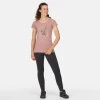 Regatta Breezed Print Sonic Blue T-Shirt