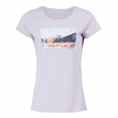 Regatta Breezed Print Lilac Frost T-Shirt