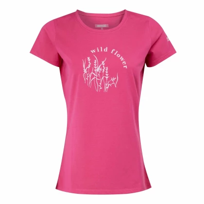 Breezed Print Pink T-Shirt