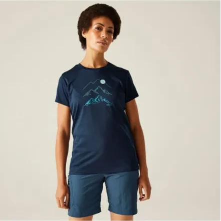 Regatta Fingal Navy - Дамска тениска