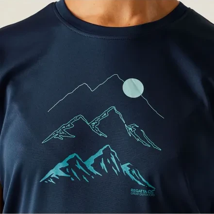 Regatta Fingal Navy - Дамска тениска