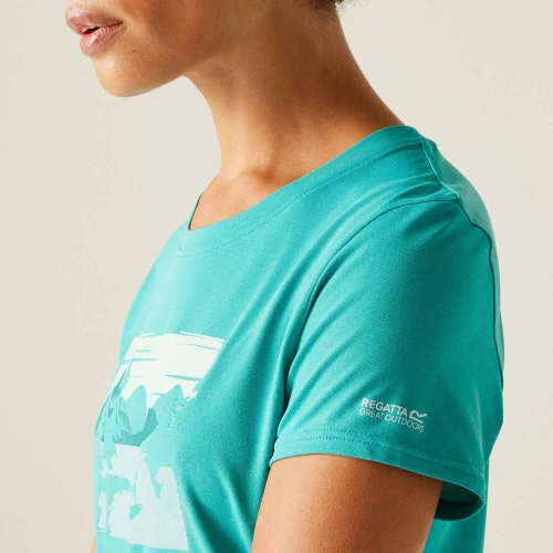 Regatta Fingal Turquoise - Дамска тениска