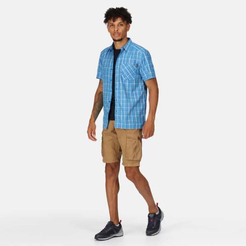 Regatta Kalambо Short Sleeved Shirt Indigo Blue