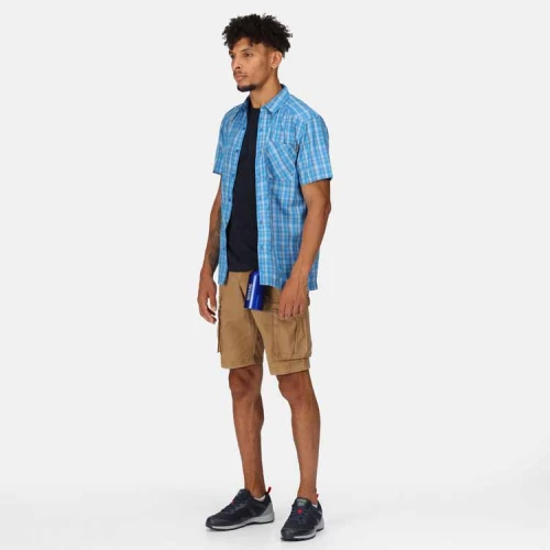 Regatta Kalambо Short Sleeved Shirt Indigo Blue