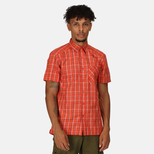 Regatta Kalambо Short Sleeved Shirt Rusty Orange