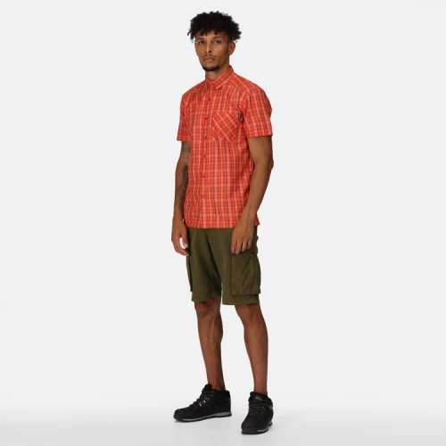 Regatta Kalambо Short Sleeved Shirt Rusty Orange