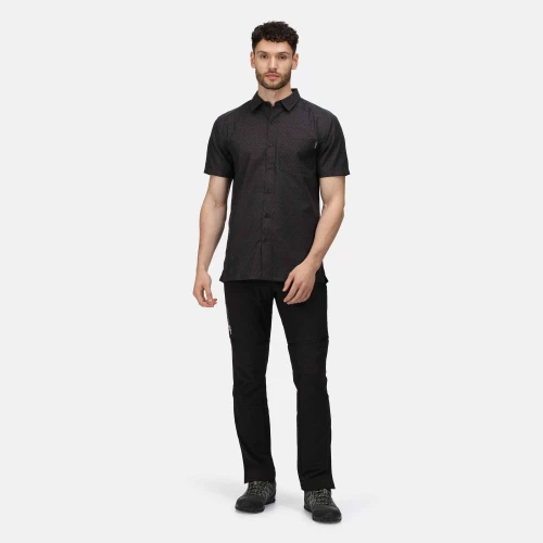 Regatta Mindano VI Short Sleeve Shirt Ash Floral