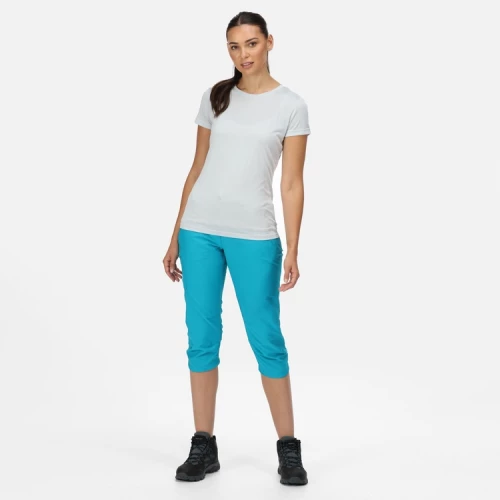 Regatta Chaska Capri Walking Trousers Enamel