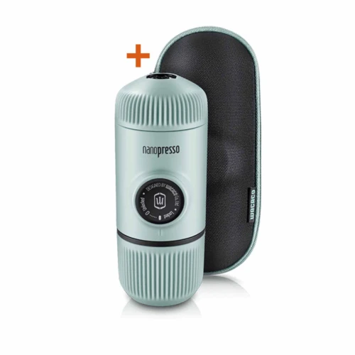 Portable espresso machine Wacaco Nanopresso Actic Blue with Case