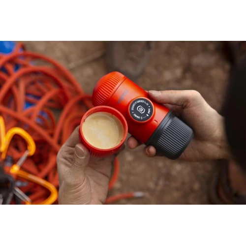 Portable espresso machine Wacaco Nanopresso Lava Red with Case
